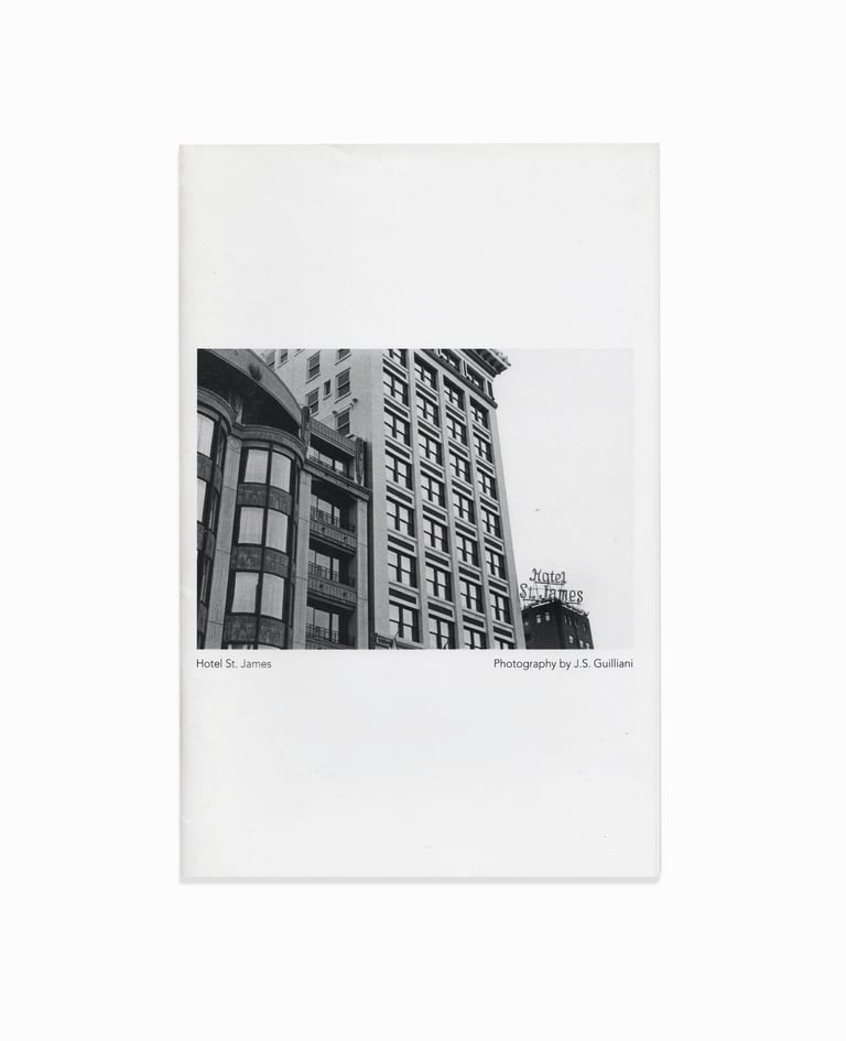 hotel st james (photo zine)