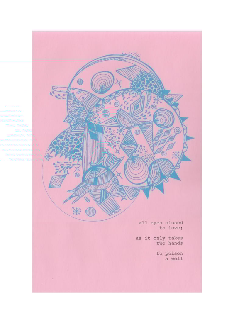 all eyes 2 broadside (risograph)
