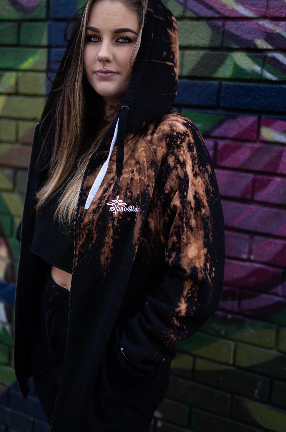 Stand Alone Painted Hoodies