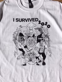 Image 2 of I SURVIVED 2020 TEE SHIRT