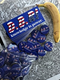 distress sticker & pin