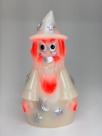 Image 1 of GLOW IN THE DARK WIZARD (NEON RED/SILVER)