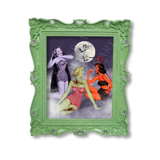 Retro Art Print // ‘Ghoul Gang’