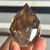 Image 4 of Smoky Quartz Faceted Flame (16A)
