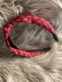 Image 5 of Red Designer Inspired Headband