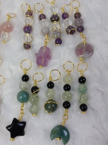 Image of Crystal loc jewelry 