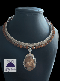 Image 1 of Rutilated Quartz choker