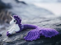 Purple Baby Mermaid Unicorn 