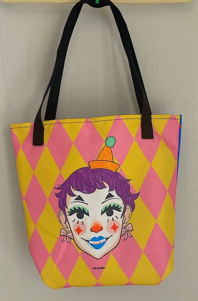 Image of Jester/Clown Tote bag
