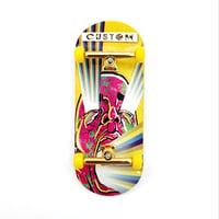 Image 1 of Fingerboard CUSTOM 36mm Yellow Face Pops