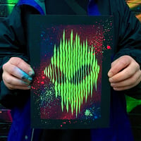 Image 3 of 👽MARTIAN LINES SCREEN PRINT👽