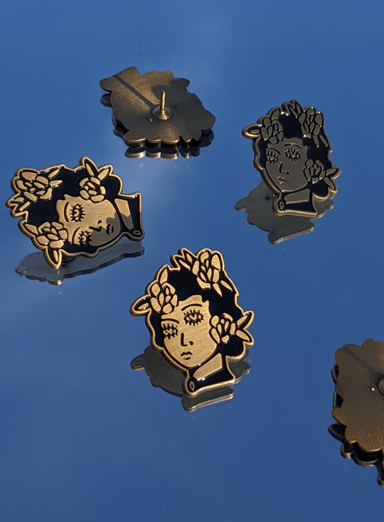 Traditional Lady Pin Image 2