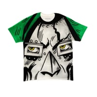 Image 1 of Airbrushed DR DOOM tee (1/1) Large 