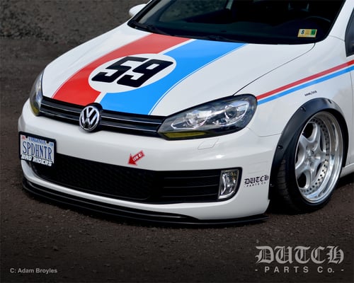 Image of VW MK6 GTI FRONT BUMPER SPLITTER