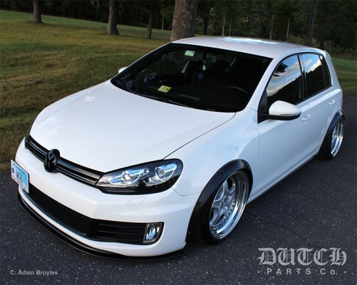 Image of VW MK6 GTI FRONT BUMPER SPLITTER