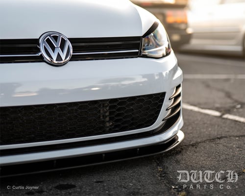 Image of VW MK7 GTI FRONT BUMPER SPLITTER