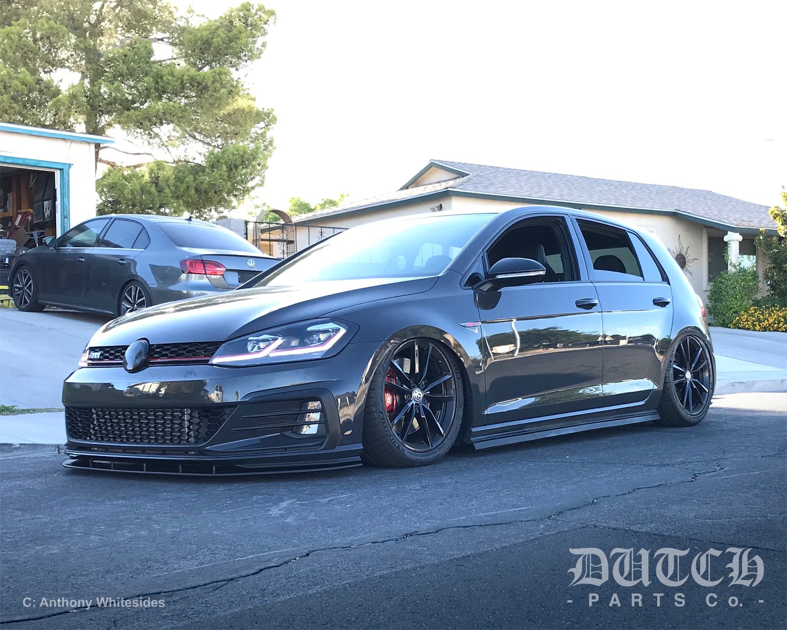 VW MK7.5 GTI FRONT BUMPER SPLITTER DUTCH PARTS Co