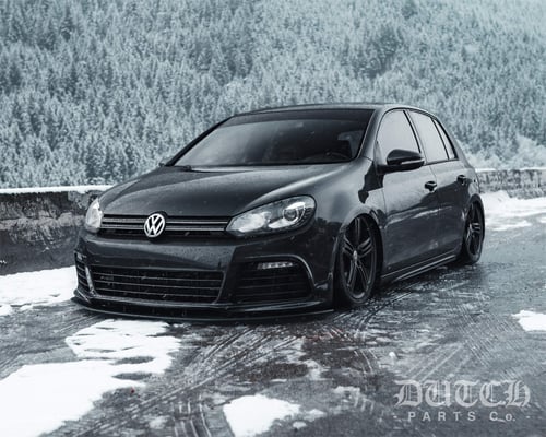 Image of VW MK6 GOLF R FRONT BUMPER SPLITTER