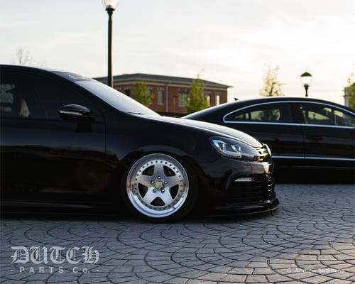 Image of VW MK6 GOLF R FRONT BUMPER SPLITTER