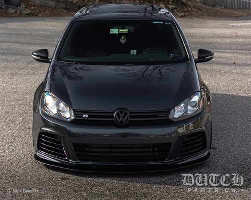 Image of VW MK6 GOLF R FRONT BUMPER SPLITTER