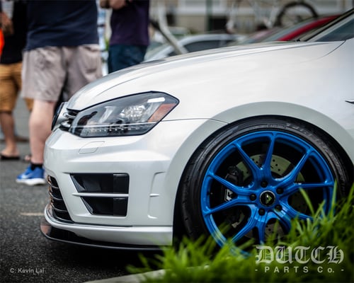 Image of VW MK7 GOLF R FRONT BUMPER SPLITTER