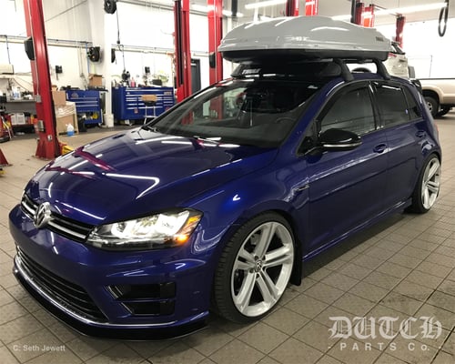 Image of VW MK7 GOLF R FRONT BUMPER SPLITTER