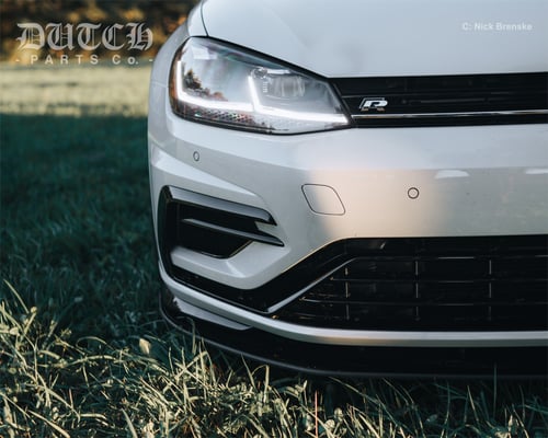 Image of VW MK7.5 GOLF R FRONT BUMPER SPLITTER