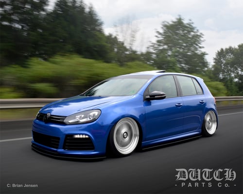 Image of VW MK6 GOLF R SIDE SKIRT SPLITTERS