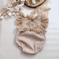 Image 3 of Girls bodysuit | Elene | size 12-15 months | pastel beige