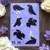 Crows Sticker Sheet