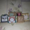 6 Piece Set Handmade Bar Soap White Gardenia, Orange Sapphire, Cherry Almond, Lavender Basil, Energy
