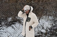 Image 1 of Limited Edition Long Reversible Sherpa Coat