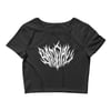 white badgal logo baby tee