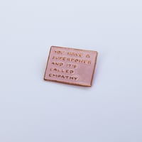 Image 1 of "A Superpower Called Empathy" Enamel Pin