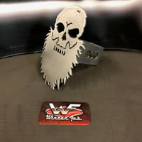 Image 2 of Bearded Skull Hitch Cover