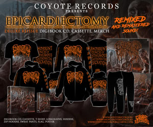 Image of EPICARDIECTOMY TWO ALBUMS RE-PRESS MERCH/FLAG !!!