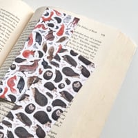 Image 5 of British Wildlife and Hedgehog Bookmark! (double sided)