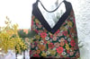 Sac Yvonne & Annette happy flowers and blue denim
