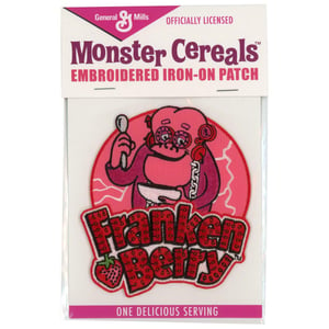 General Mills Franken Berry Embroidered Patch