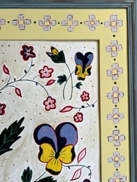 Image 2 of Textiles Series: Chintz Pansies