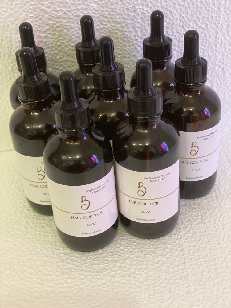Image of Hair gold hair oil