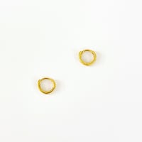 Image 2 of Tiny huggie hoop earring