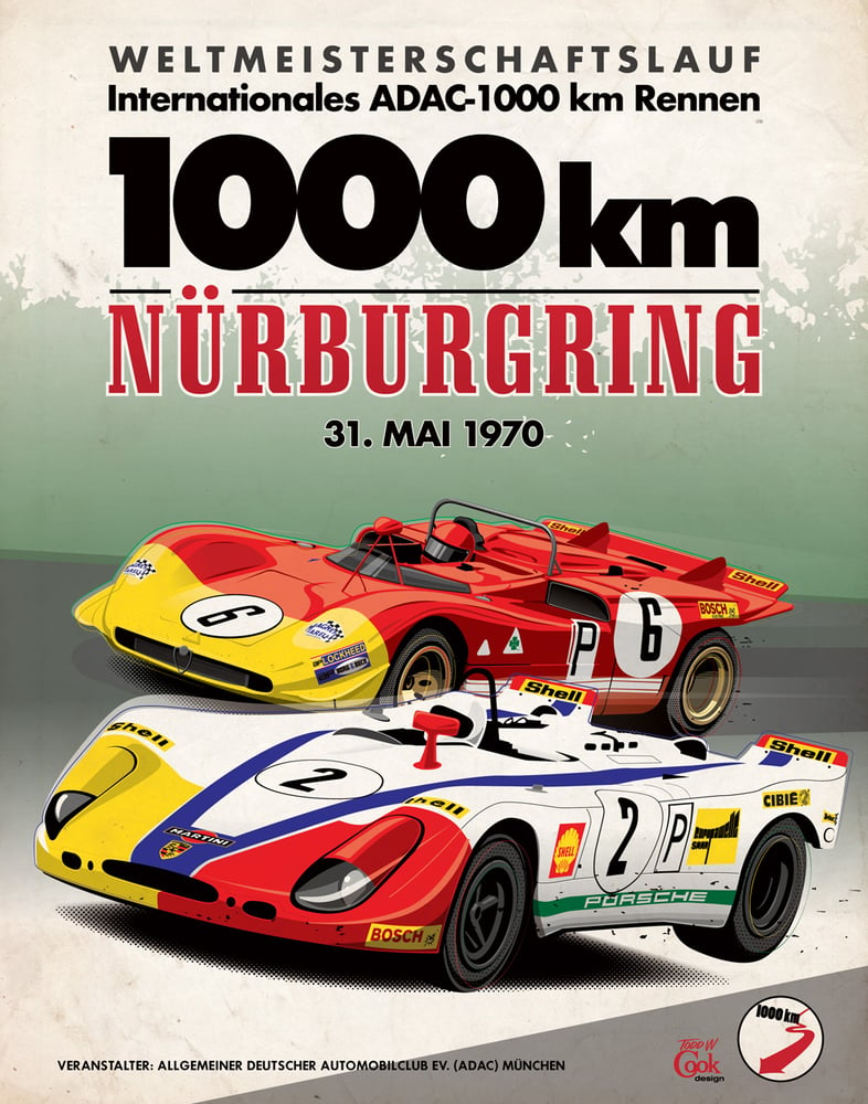 Image of Nürburgring Posters by Todd W Cook
