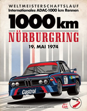 Image of Nürburgring Posters by Todd W Cook