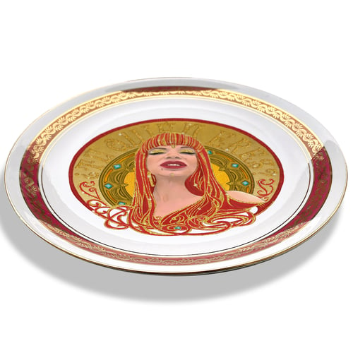 Image of ¿Tu quien eres? - La Veneno - Vintage Spanish Porcelain Plate - #0720