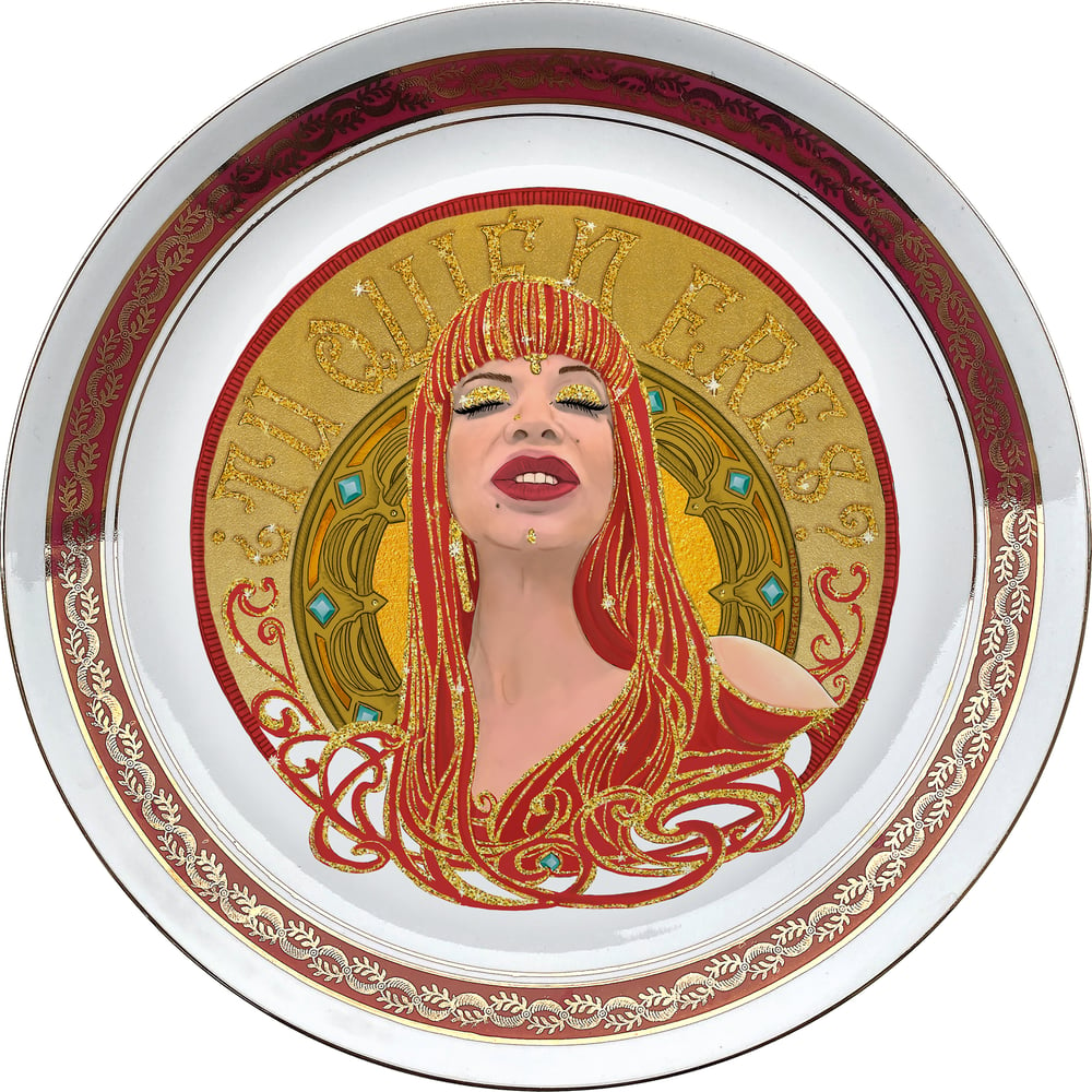 Image of ¿Tu quien eres? - La Veneno - Vintage Spanish Porcelain Plate - #0720