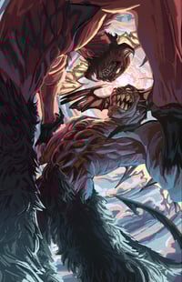 Image 1 of Devilman VS Amon | Print, Multiple Sizes