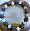 Amazonite LavaStretch Bracelet