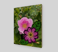 Image 1 of Nootka Rose 11x14 Wood Print 