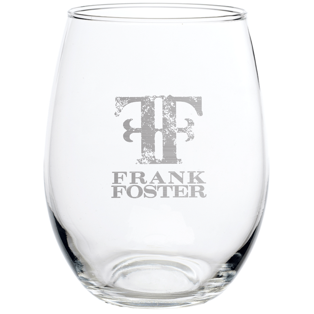 C&F Enterprises oh, for fox sake stemless funny wine glasses